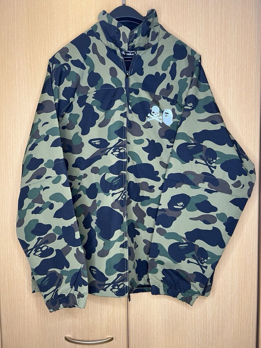 BAPE X MMJ 】1ST CAMO RAIN JACKET 6TH L mastermind Large New BAPE X MMJ 】1ST CAMO RAIN JACKET 6TH L mastermind Large New