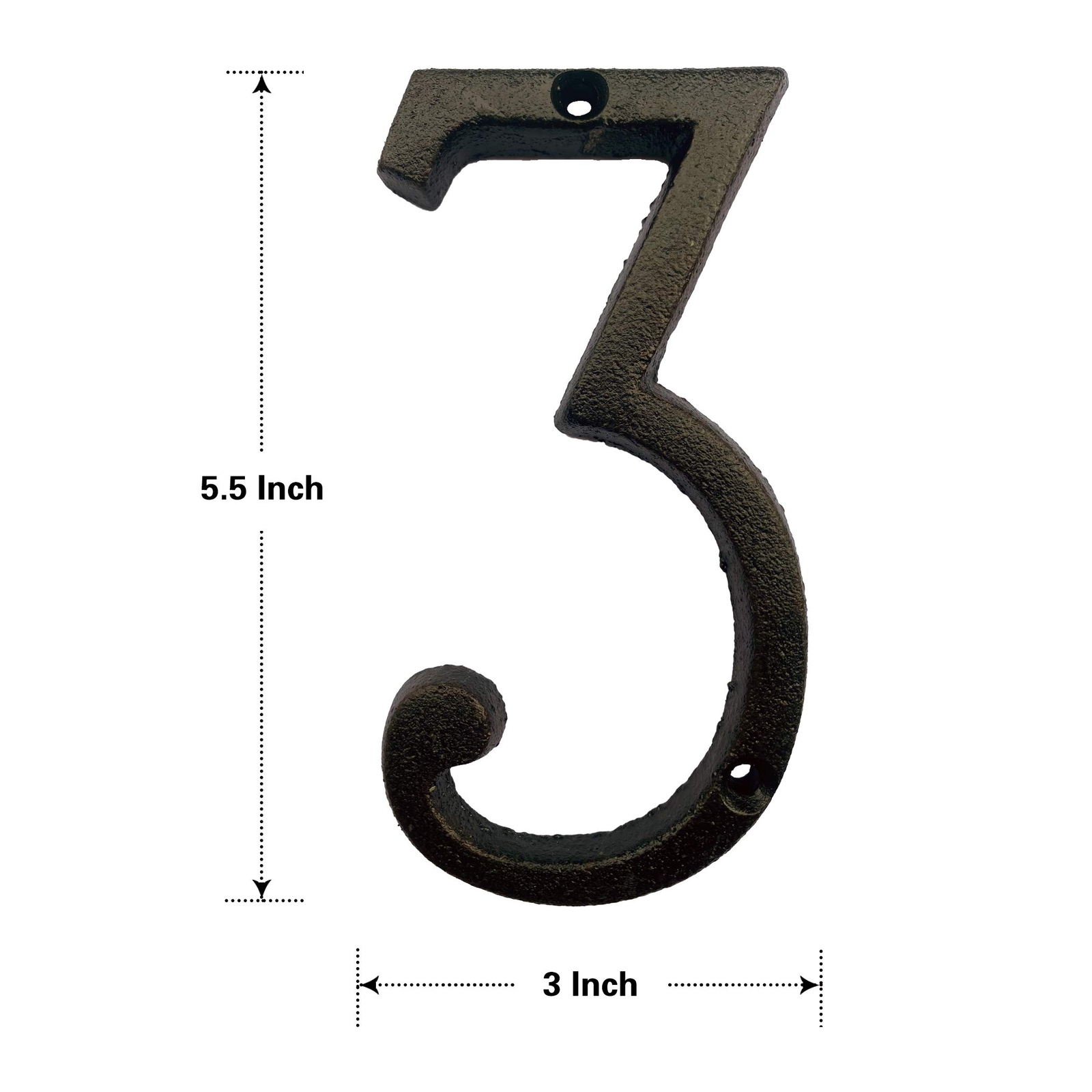 5.5 Inch House Numbers Cast Iron House Numbers for Outside Address Numbers fo...