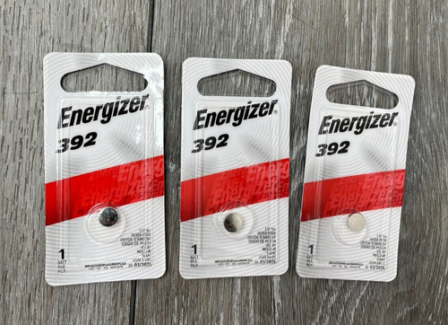 6pk Energizer 392 1.55V Silver Oxide Button Cell Battery 392BPZ BB 3/26 - Picture 2 of 6