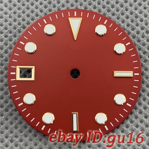Reloj de 29 mm esfera y manecillas ajustadas movimiento NH35 9 en punto corona reloj para zurdos - Imagen 58 de 68