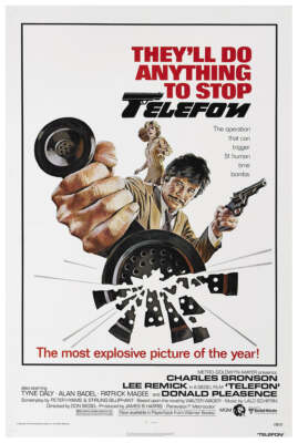Telefon 1977 - Charles Bronson - US - Classic Movie Poster