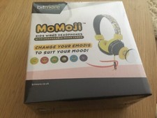 Emoji MoMoji Enfants Filaire Pliable Casque Enfant Coffre-fort Changeable Personnages Mignons 