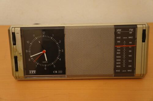 ITT/ GRAETZ Clockradio Quarz CR222 - Vintage Radio Wecker  ( Bj.1984 /85)  - Afbeelding 1 van 7