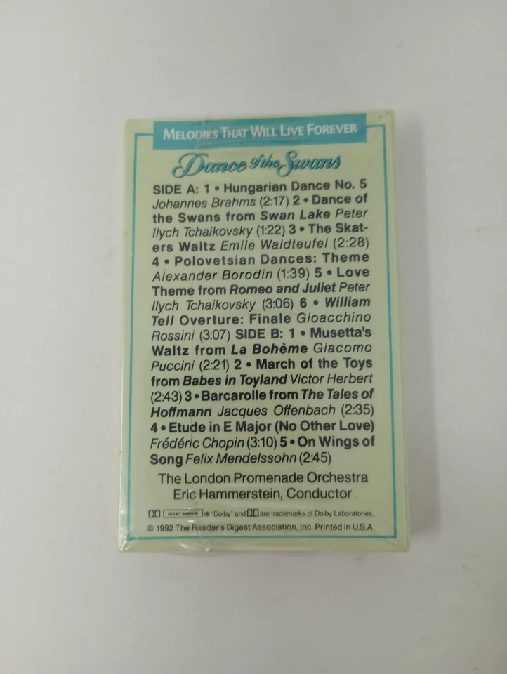 The London Promenade Orchestra - Dance of the Swans (Cassette Tape, 1992) - Image 2 of 2