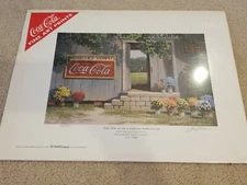Coca Cola Collectors Club Jim Harrison #784/1000 Lithograph Farmers Supply COA