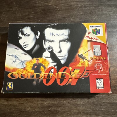 007 Goldeneye James Bond for Nintendo 64 N64 Complete In Box CIB