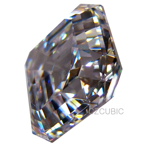 CUBIC ZIRCONIA SUPER EXCELLENT & TOP QUALITY LOOSE ASSHER SHAPE IN U.S SHIPPER - Picture 2 of 4