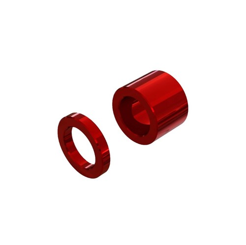 ARRMA AR310447 13.6mm Aluminum Wheel Hex (Red) (2) ARAC9413 NEW IN