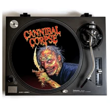 CANNIBAL CORPSE Turntable Slipmat for Vinyl Records 12" DJ Slip Mat Death Metal