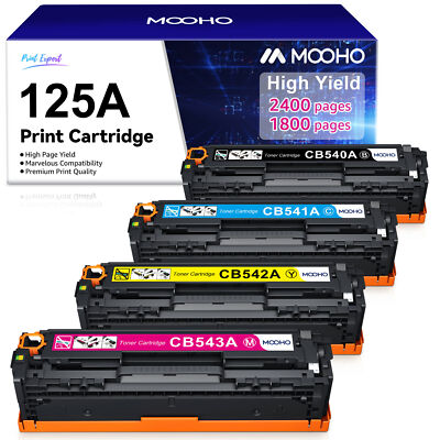 CB540A 125A Black Color Toner Cartridges for HP LaserJet M251n CM1312 CP1215 lot