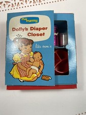 Vintage 1960  My Merry   Dolly  s Diaper Closet  