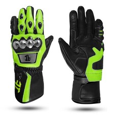 Gants de moto de protection vert fluo, durables et élégants, Dainese Alpinestar