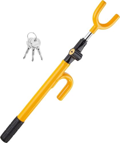 Vehicle Steering Wheel Lock Car Anti Theft Security Lock with Adjustable Length