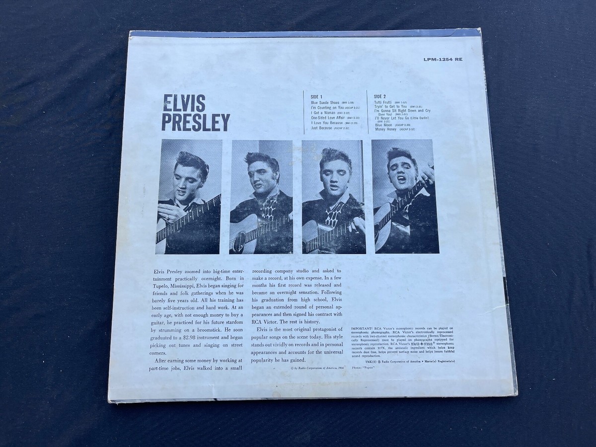 Elvis Presley LP RCA Victor LPM-1254 RE early 60s | eBay