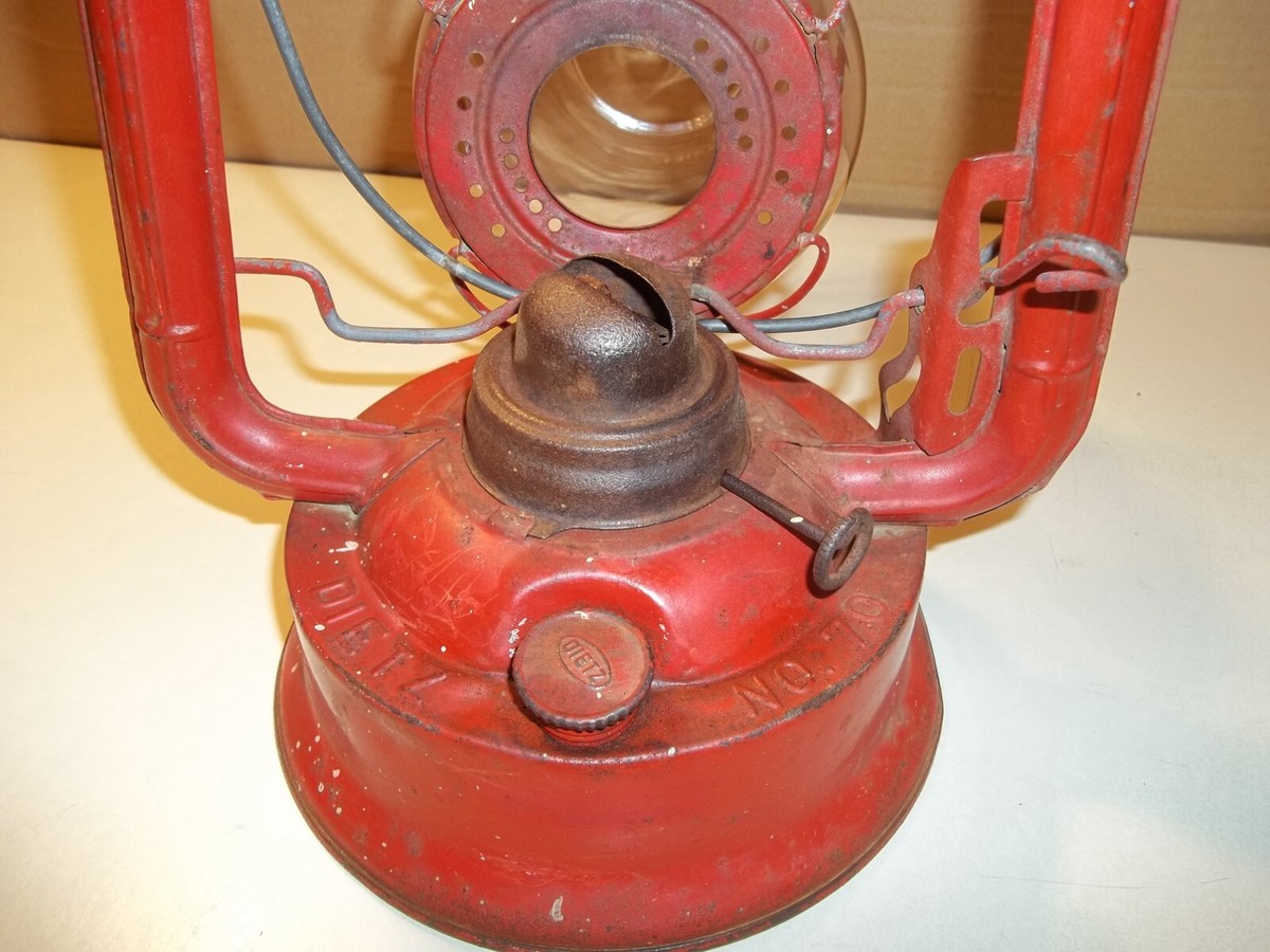 Vintage Dietz NO. 70 Red Oil Lantern 15” | eBay