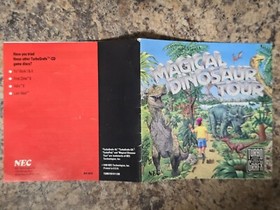 Magical Dinosaur Tour (TurboGrafx-CD, 1990) Authentic & Complete with Case!
