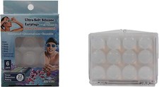 Top Med Soft Silicone Earplugs Value Pack, 6 Pairs Original Moldable Silicone...