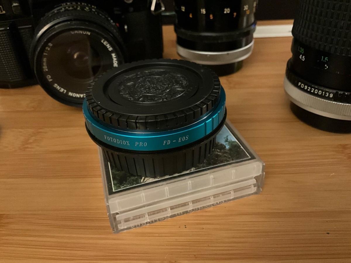 CANON A-1 Film Camera UNTESTED Lens FD 28mm, FD 200mm Cosine 135mm