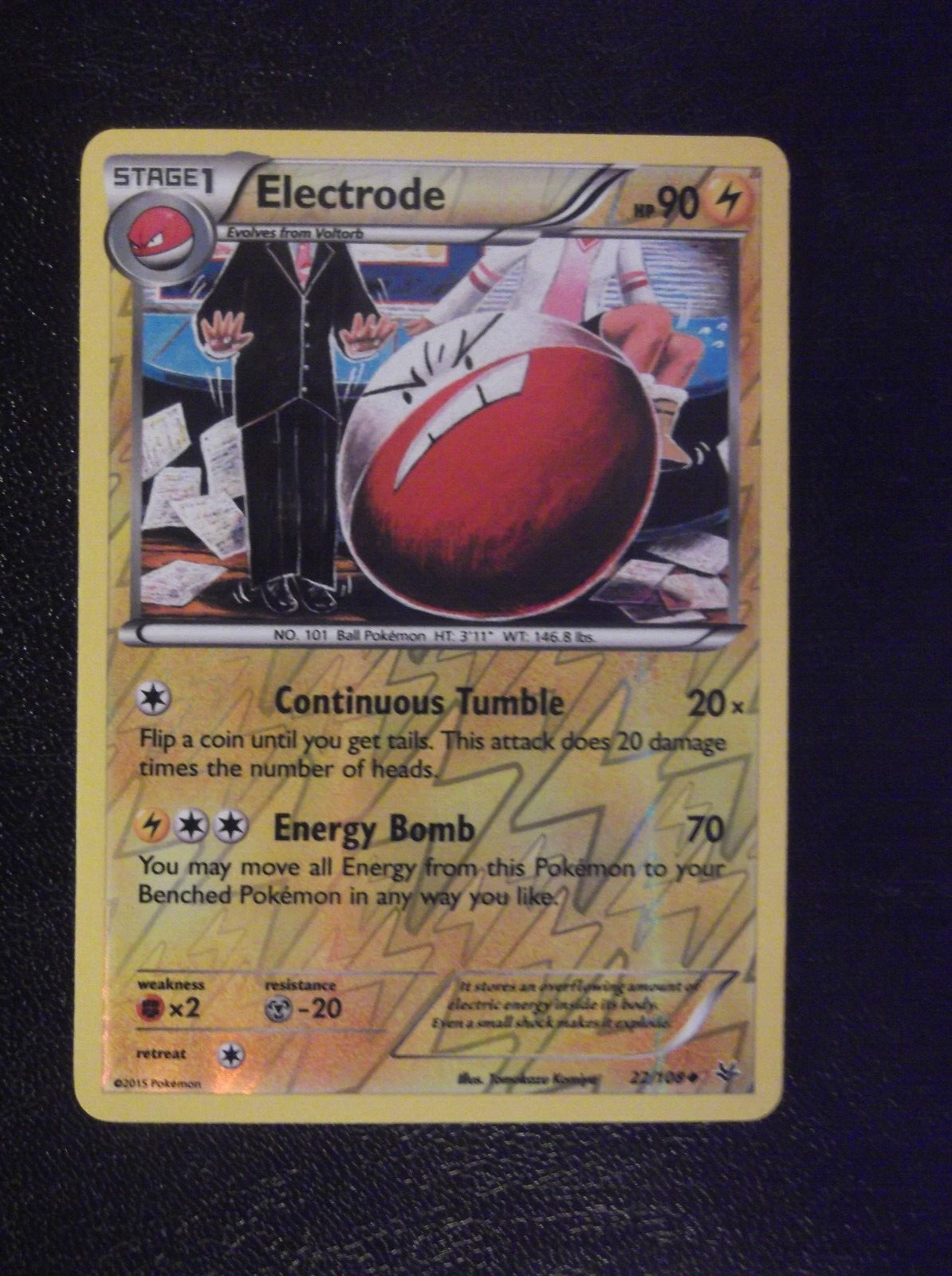 085PK022r - Electrode - 22/108 - Roaring Skies - Uncommon Reverse *