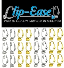 Clip-On Earring Converter. Turn Any Post Earrings Into Clip-On Earrings! 2 PAIR!
