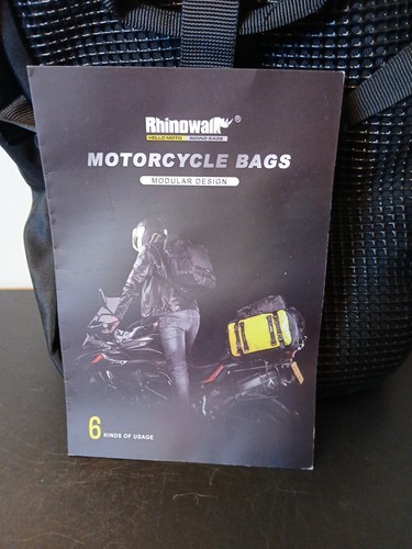 NWT 10L Rhinowalk Motorcycle Motocross Rear Seat Bag Waterproof Luggage Pack - Picture 12 of 13