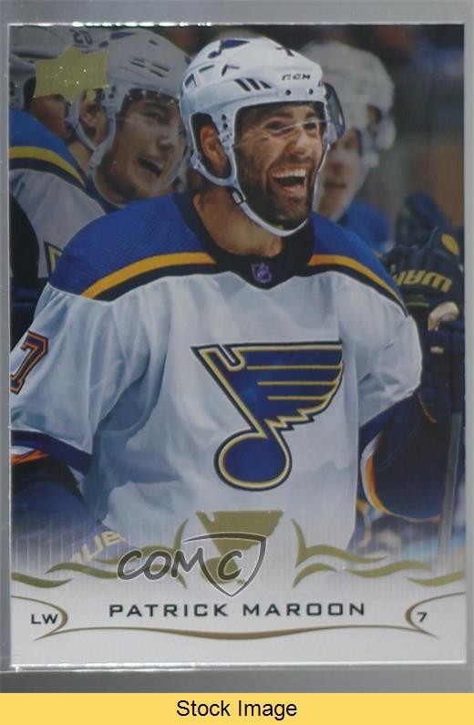 2018-19 Upper Deck Silver Foil Patrick Maroon #408 READ 09za