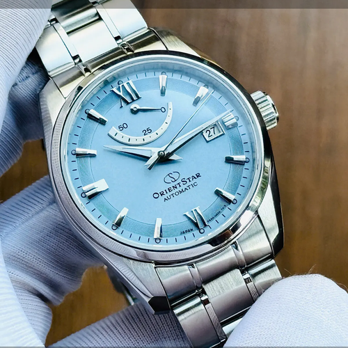 Orient Star Automatic Blue Dial Sapphire Crystal Men's Watch RK-AU0109L