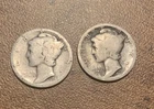 1916 and 1917 Mercury Dimes – SILVER; average condition #172