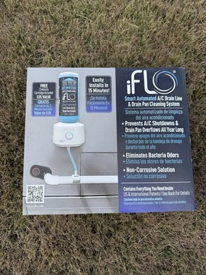 iFLO IFLOKIT01 Smart Automated A/C Drain Line & Pan Cleaning System, New, NIB