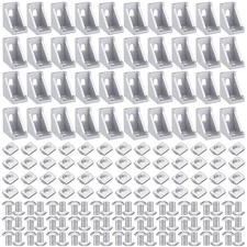 2020 Series Aluminum Profile Connector Set 50-Sets Corner Bracket T Nuts