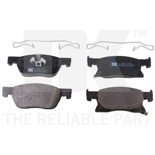 NK 223656 Bremsbelagsatz Scheibenbremse Vorderachse FüR Opel Vauxhall-image