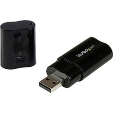 StarTech USB Stereo Audio Adapter External Sound Card