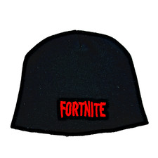 Adult FORTNITE BEANIE Black - OSFM - Stretch