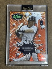Wild Card 2024 Splat orange mojo Hideki Matsui New York Yankees 3/3 #SBORA04-HM