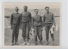 1936 Pet Cremer Olympia Tobacco Jesse Owens Ralph Metcalfe Foy Draper #12 04le