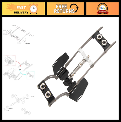 Titanium LCG Chassis MD24 for Axial SCX24 1/24 RC Crawler Upgrades