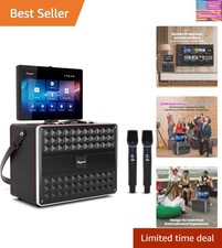 Karaoke Machine for Adults, with Lyrics Display, Smart Portable Big Bluetooth...