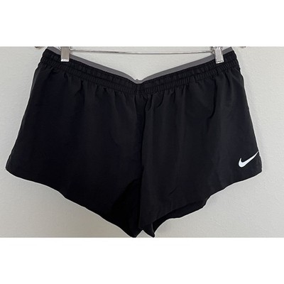 NWOT Women XL NIKE ELEVATE 3'' FLEX RUNNING Training Gym Black Shorts BQ5931-010