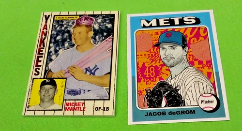 2021 TOPPS PROJECT 70 PRE PRODUCTION PROOF  BACK CARD STOCK jacob degrom 888