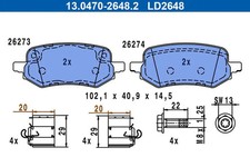 Plaquette de frein Ford PUMA