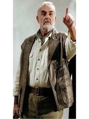 Allan Quatermain League Of Extraordinary Gentlemen Distressed Brown Leather Vest