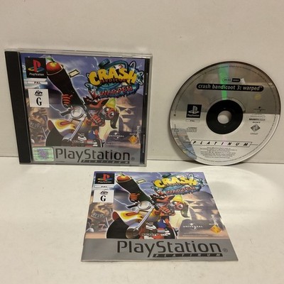 Crash Bandicoot 3 Warped PS1 PlayStation 1 PAL - VGC - Free Post