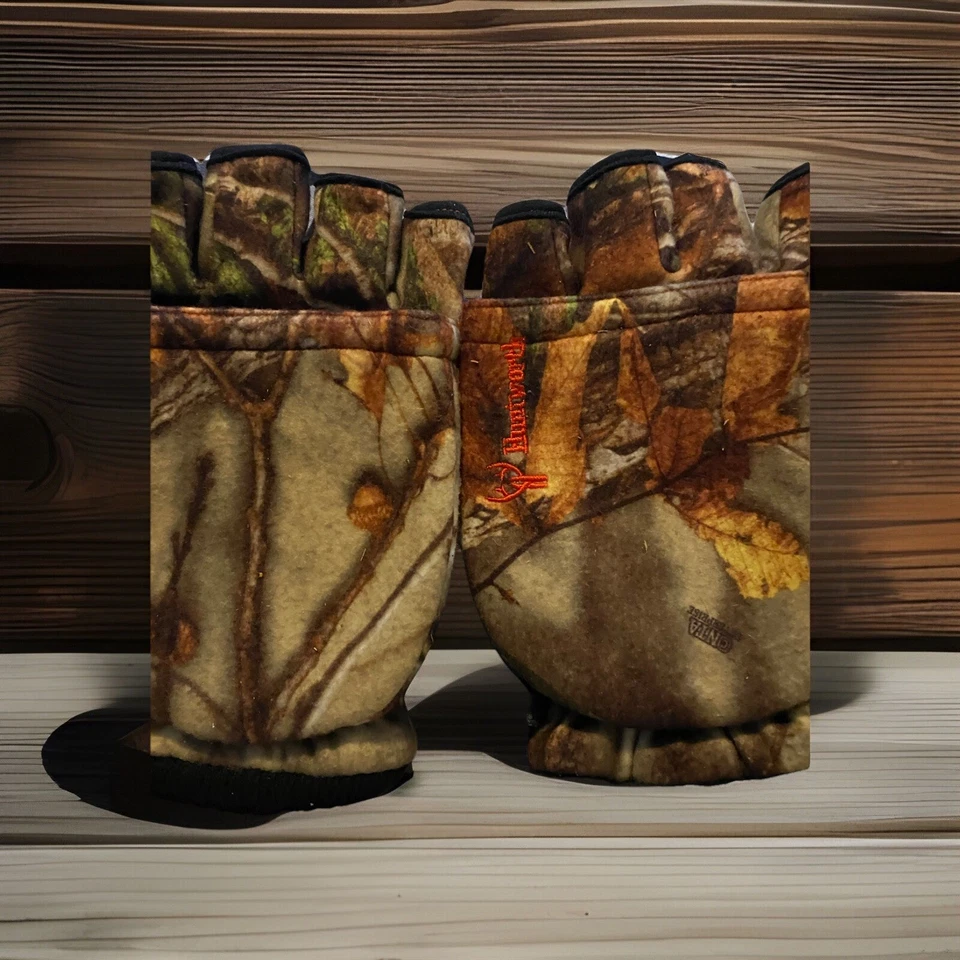 Huntworth Oaktree EVO Men's Fingerless Hunting Gloves & PopTop Mittens Size Xlg - Image 2 of 4