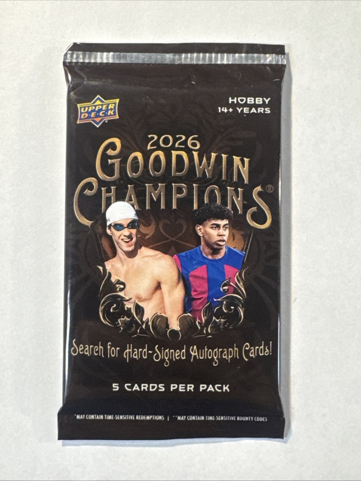 Upper Deck 2026 Goodwin Champions Factory Sealed Hobby Pack From Box - Jordan?