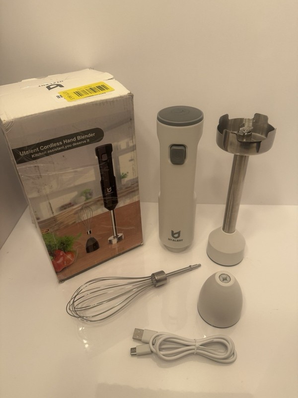 Cordless Hand Blender,  Variable Speed Immersion Blender Handheld Rechargeable,