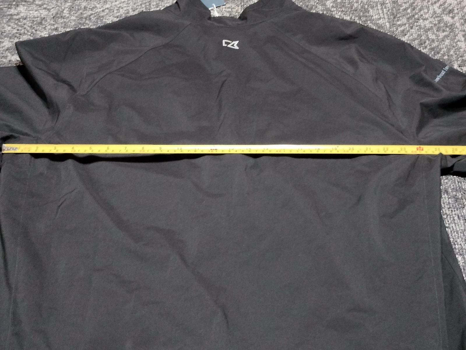 Cutter & Buck Breaker Half Zip Pullover Popover Jacket Golf Black Weathertec XXL image 19