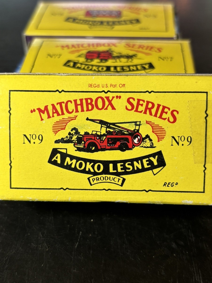 Matchbox Series A Moko Lesney No. 9 Old Fire Engine + Box | eBay
