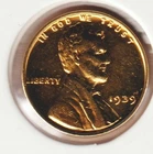 Rare Old Antique 1939 US Lincoln 24k Gold Plated Cent Penny Collection Coin USA