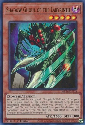 Yugioh! Shadow Ghoul of the Labyrinth - MP24-EN258 - Ultra Rare - 1st Edition Ne