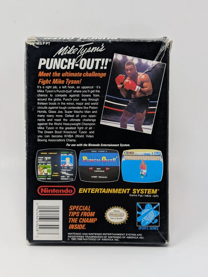 Mike Tyson's Punch-Out!! CIB (Nintendo, 1987) - CIB Complete - Image 2 of 4